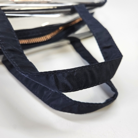 Aimee Kestenberg Clear Transparent Cosmetic Travel Makeup Top Handle Bag Concert - Picture 4 of 5